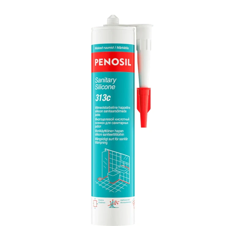 Penosil Neutral Sanitary Silicone saniteettisilikoni 300ml valkoinen kuva